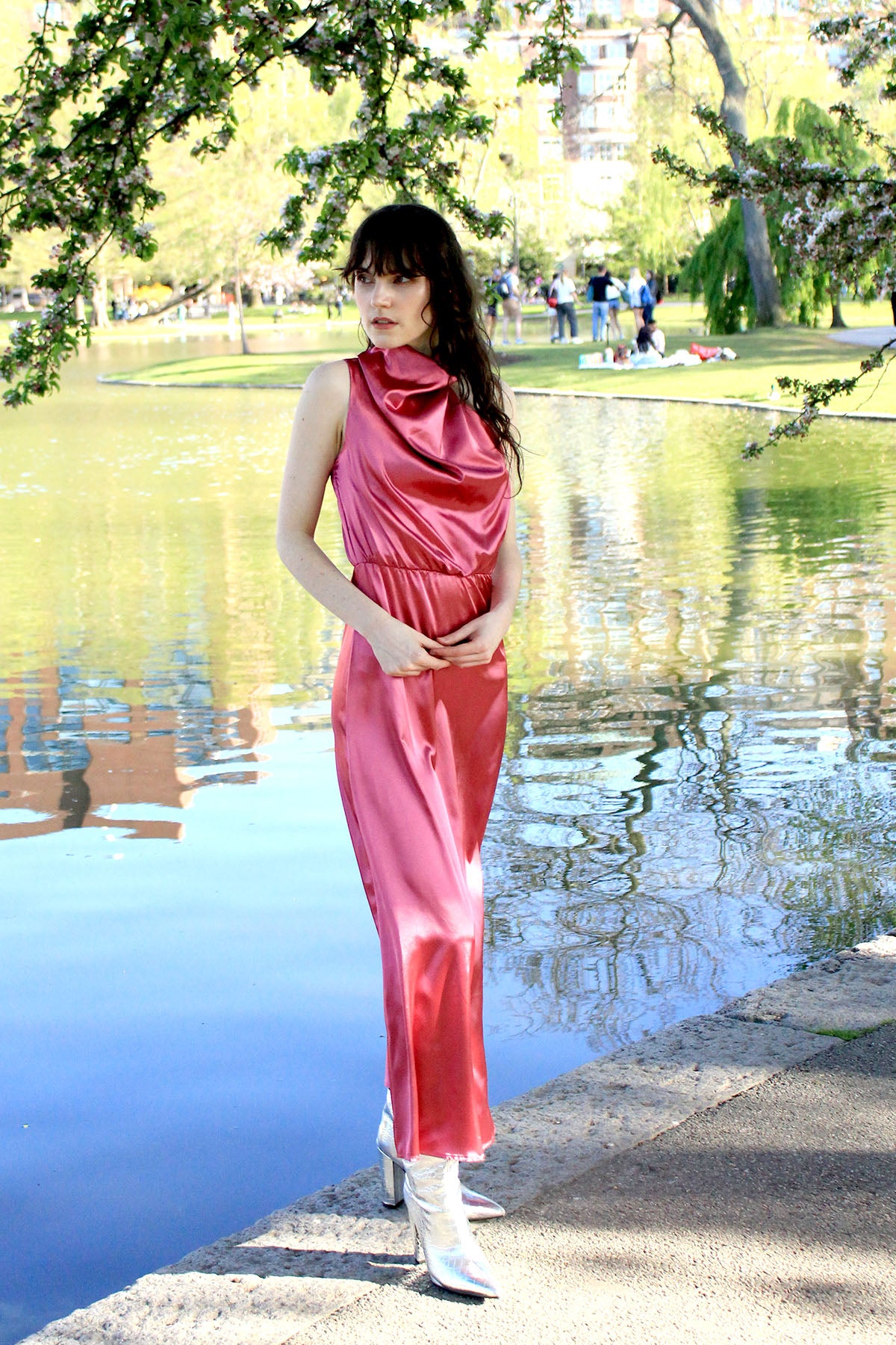 Venus Dress Rose L Venus Dress Rose L