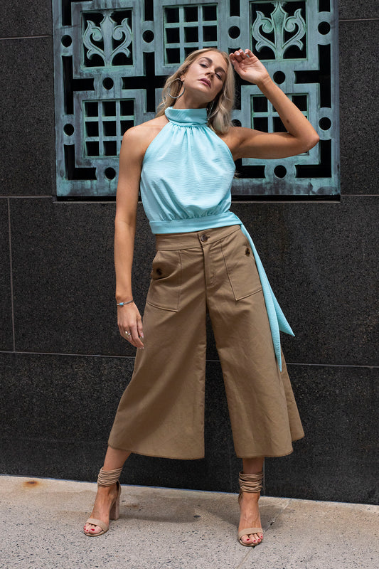 Khaki Luna Pants