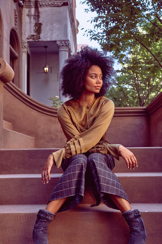 Jakobe Washed Silk Blouse