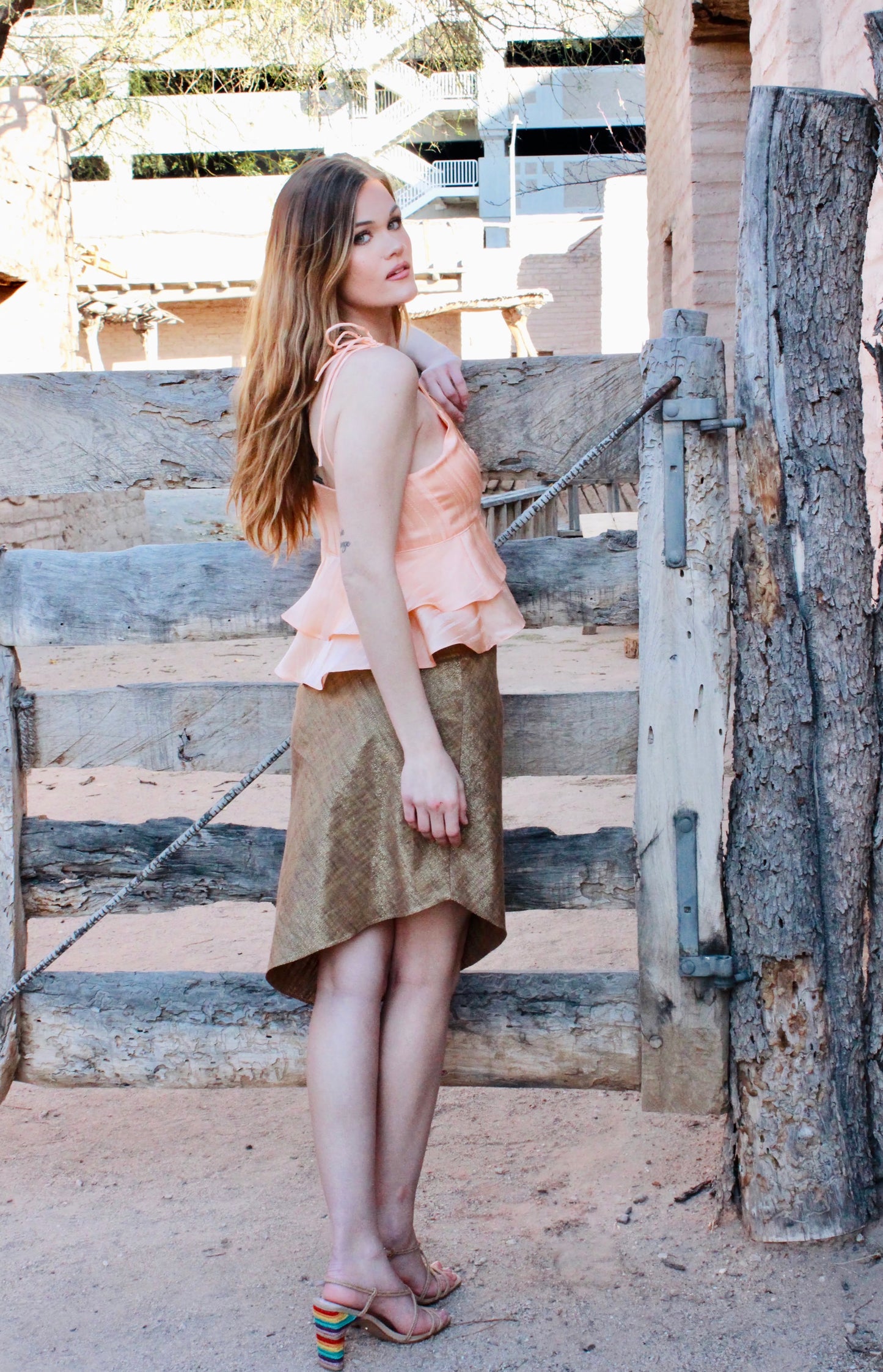 Kristin Bronze Skirt