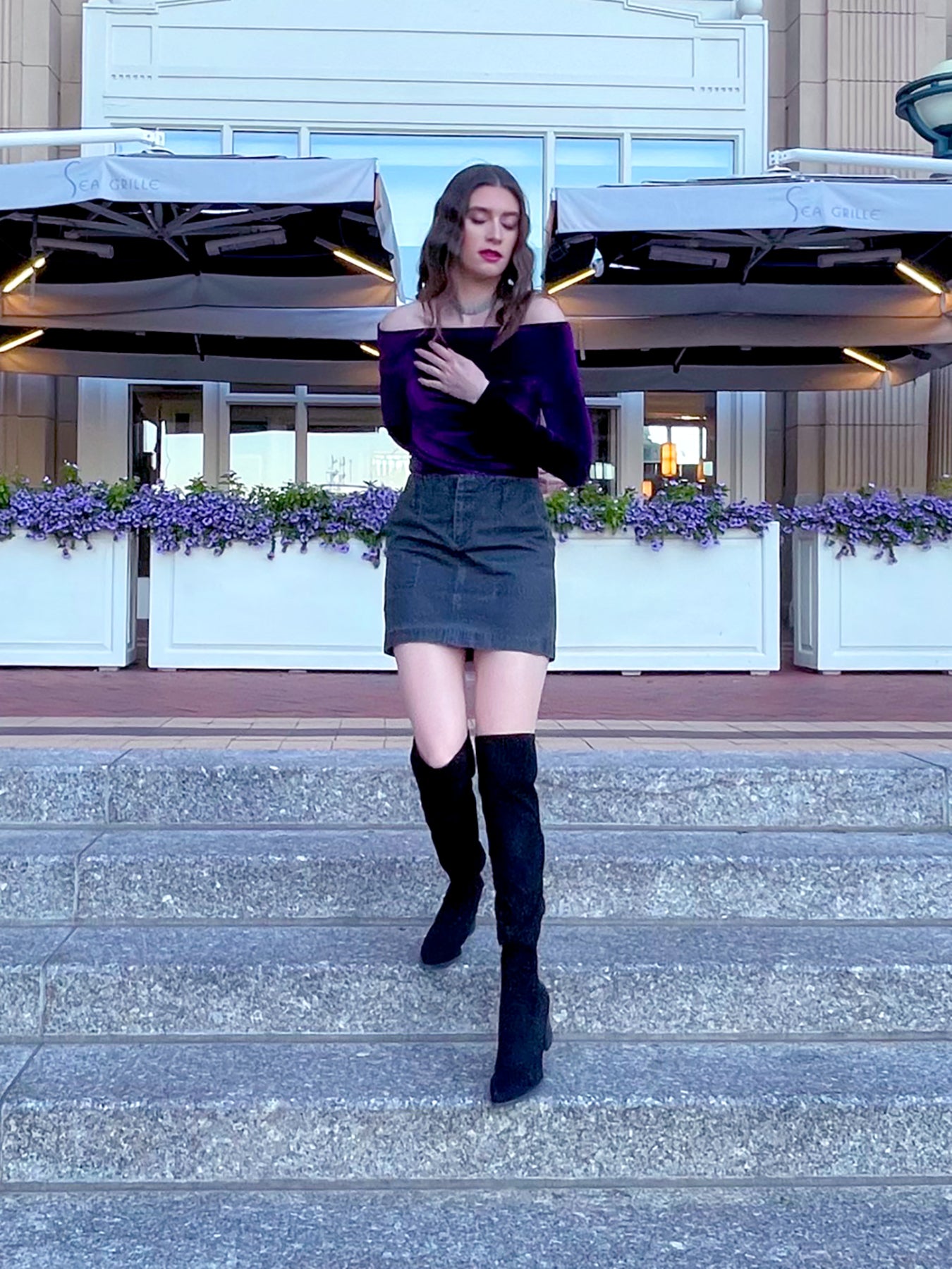 Plum Velvet Hazel Top