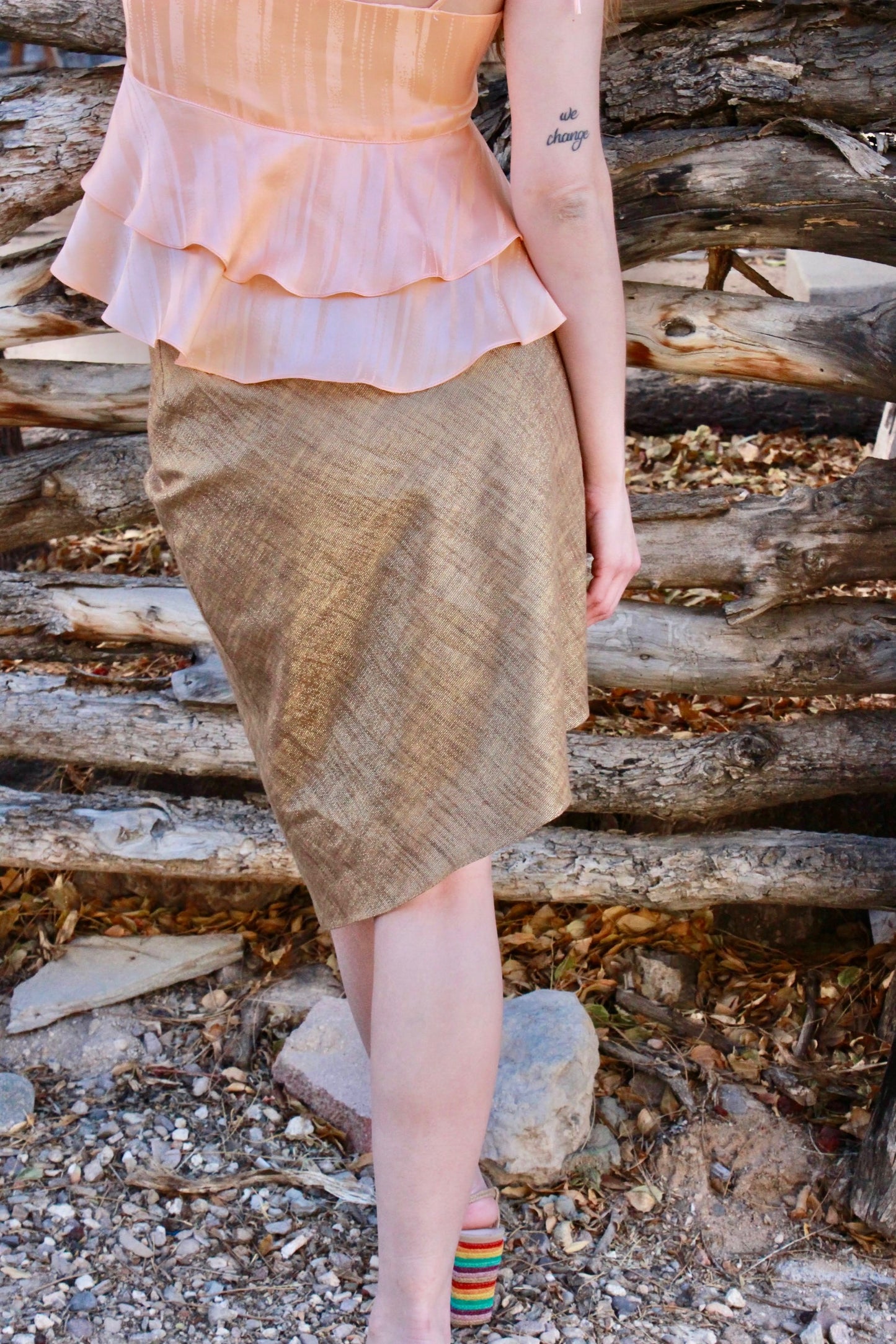 Kristin Bronze Skirt