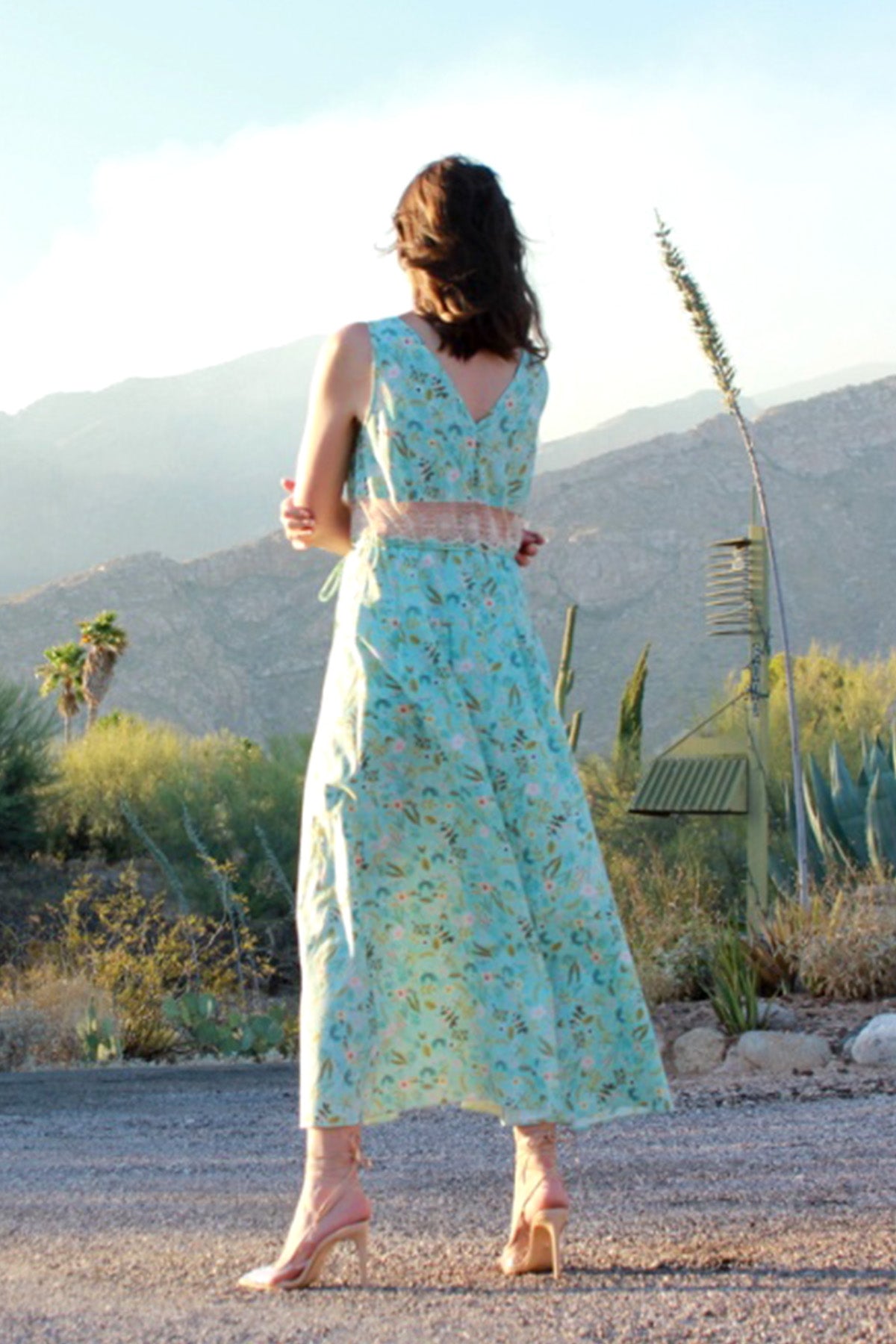 Tisha Midi Wrap Dress