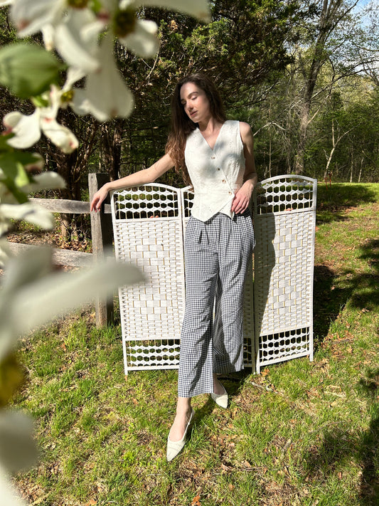 Jeanne Checkered Pant