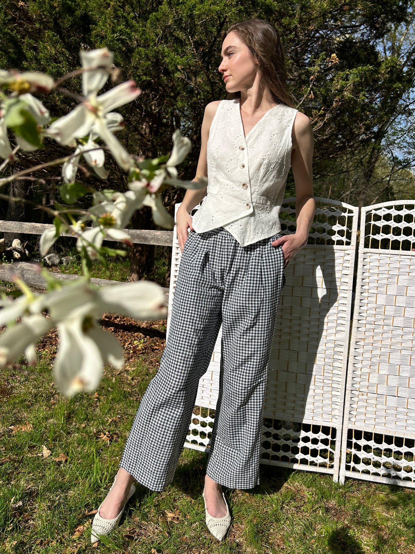 Jeanne Checkered Pant