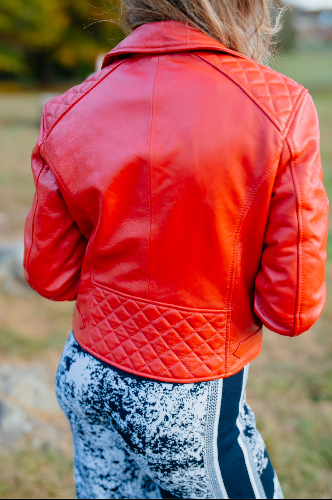 Kali Red Leather Jacket