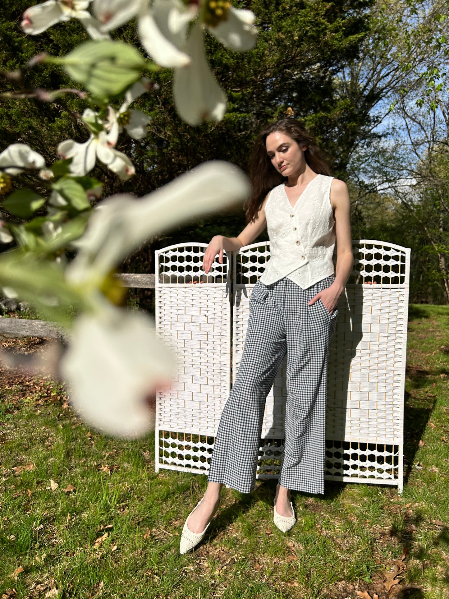 Jeanne Checkered Pant