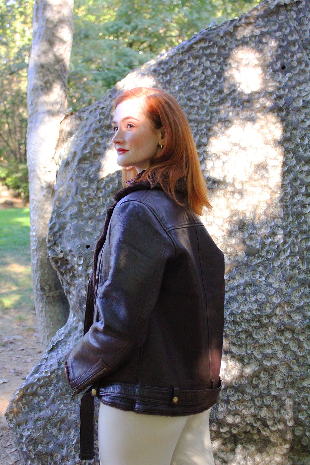 Val Chocolate Leather Jacket