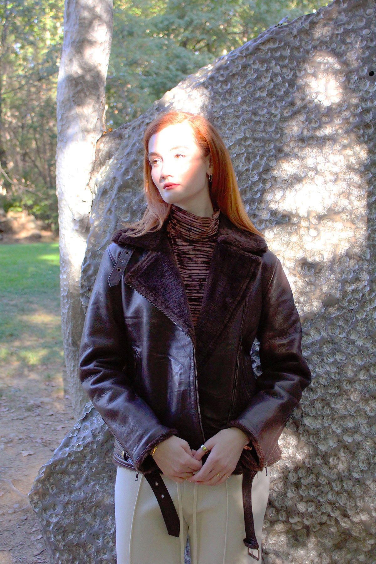 Val Chocolate Leather Jacket