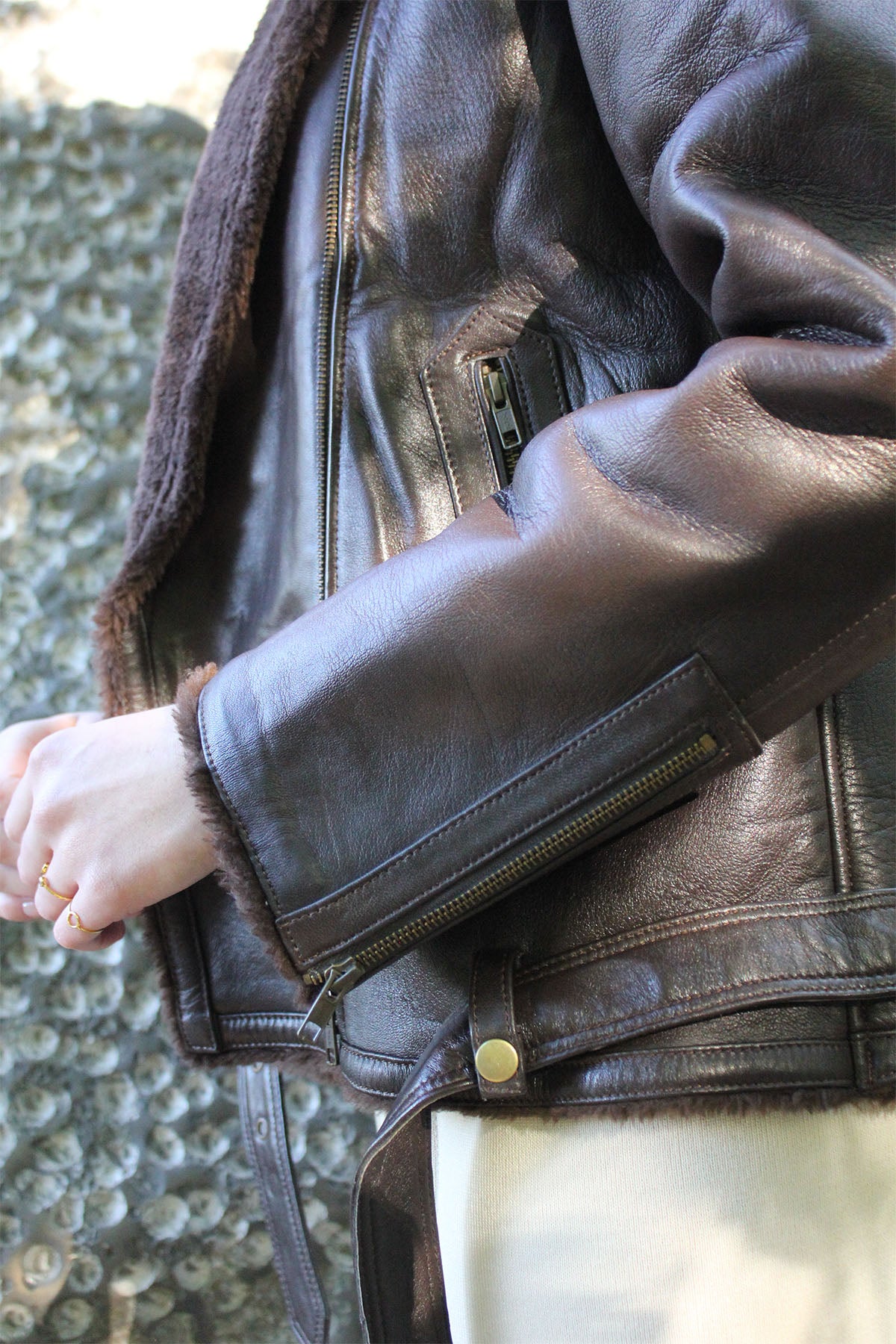 Val Chocolate Leather Jacket