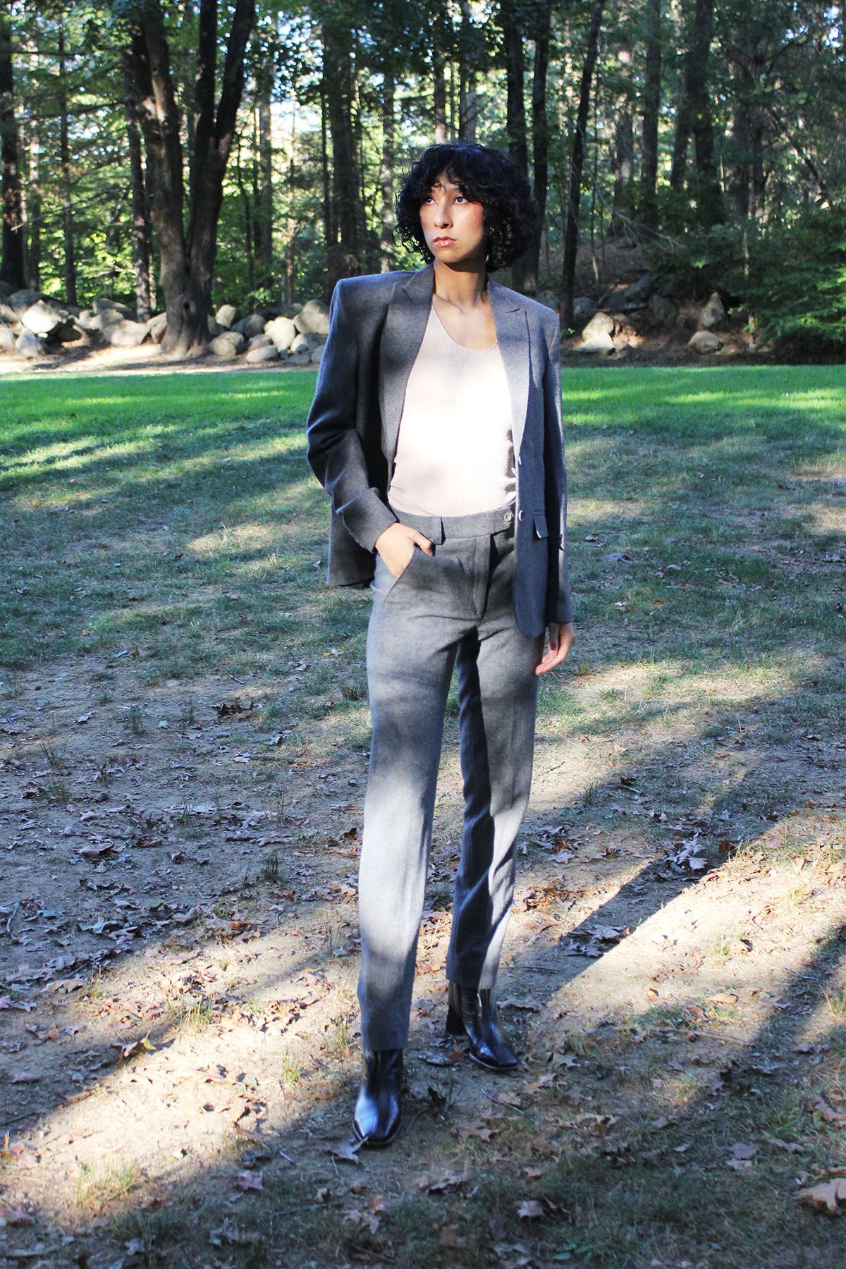 Charcoal Cosette Pants