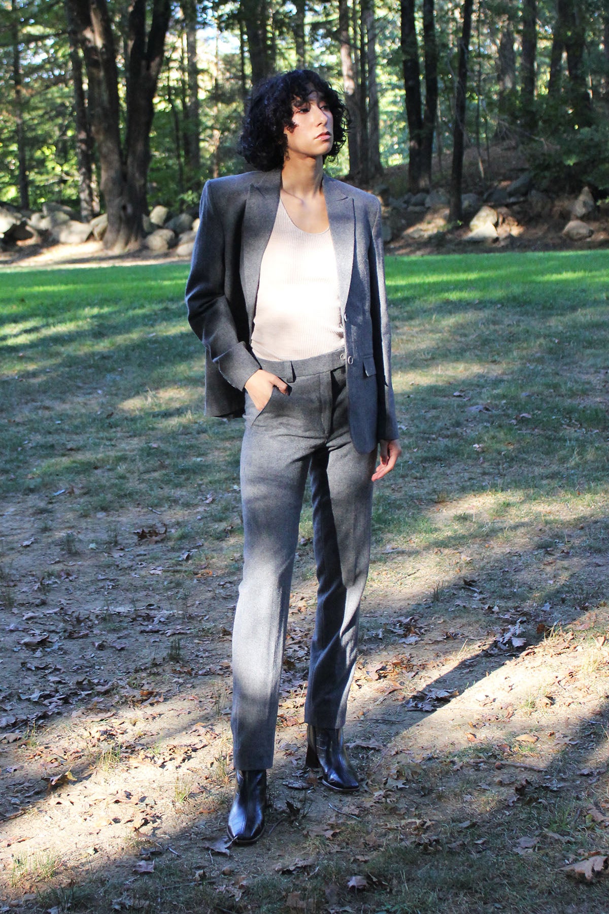 Charcoal Cosette Pants