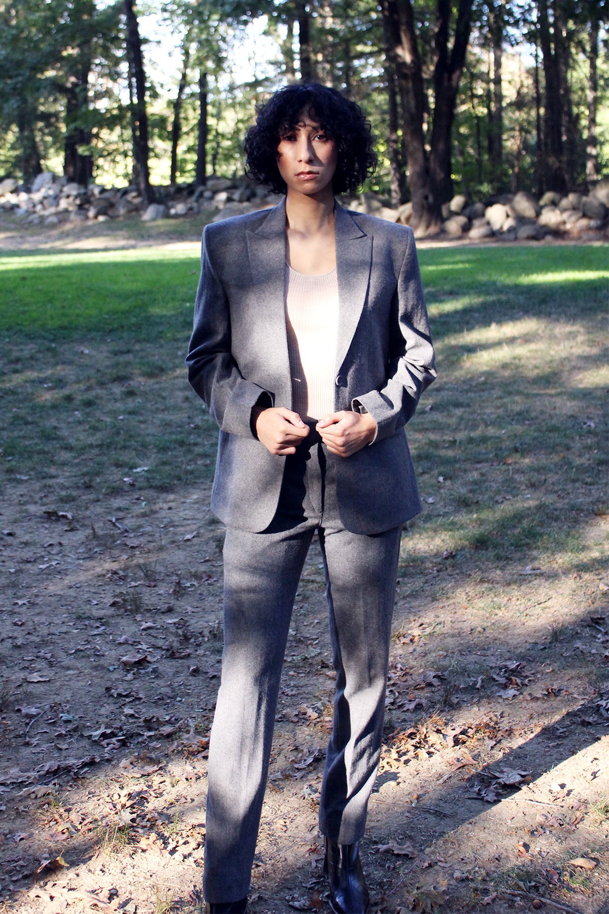 Charcoal Cosette Pants