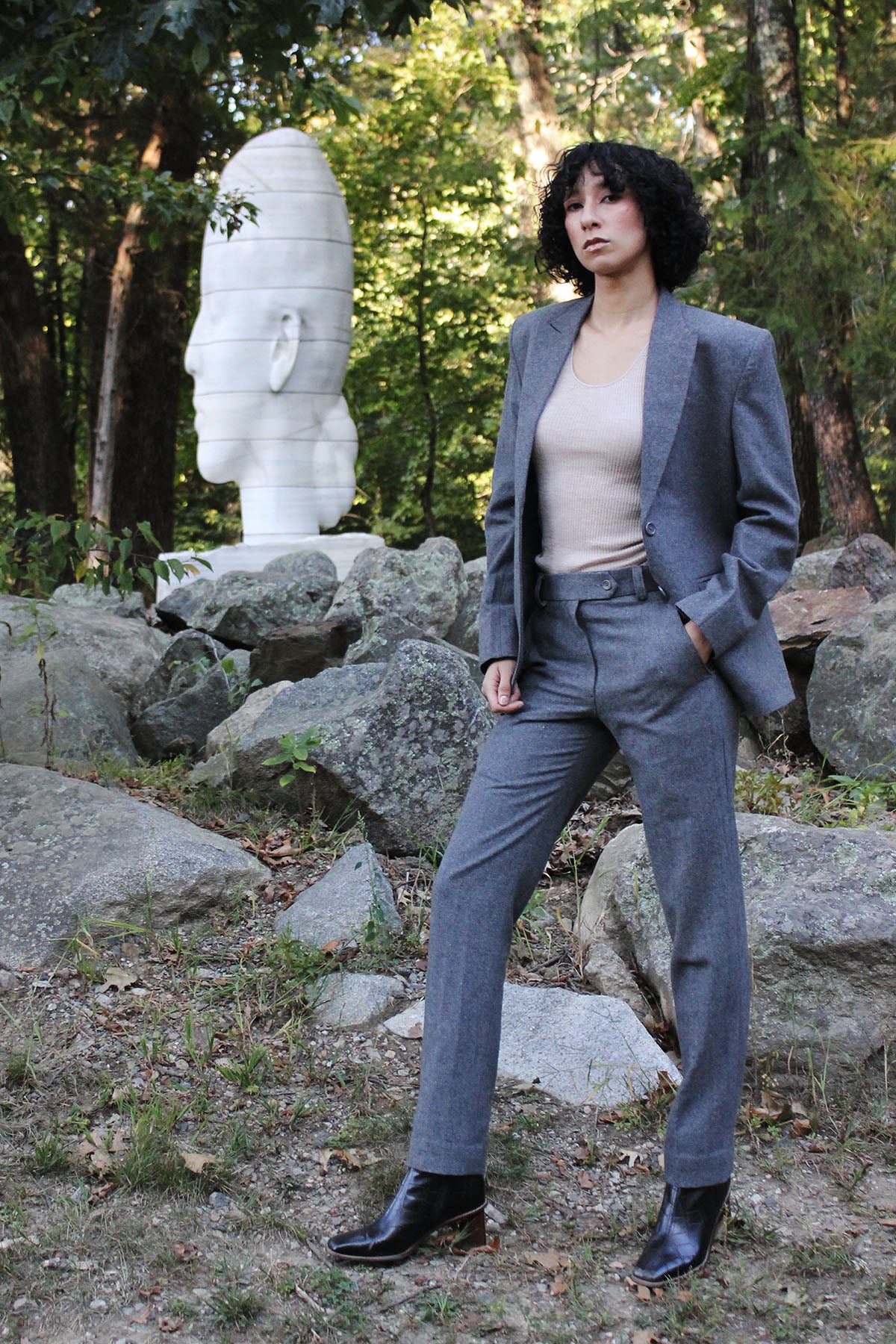 Charcoal Cosette Pants